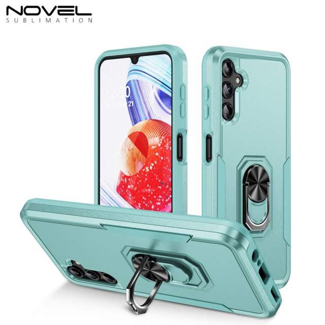 New 2-in-1 Phone with Bayer Material Magnetic Ring Car Phone Case for Samsung Series