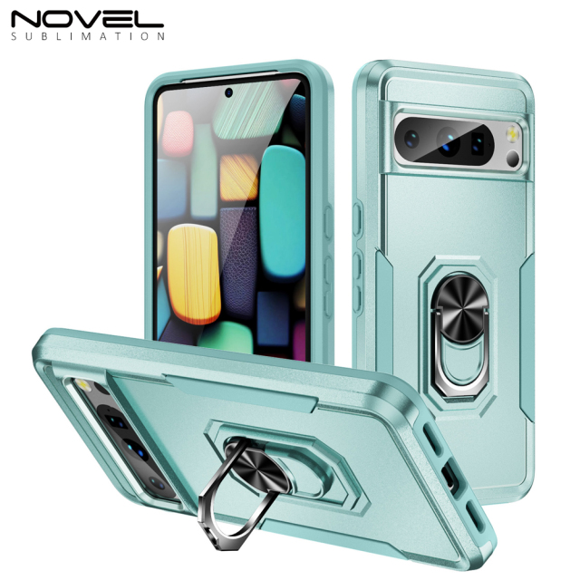 New 2-in-1 Phone with Bayer Material Magnetic Ring Car Phone Case for Google Series