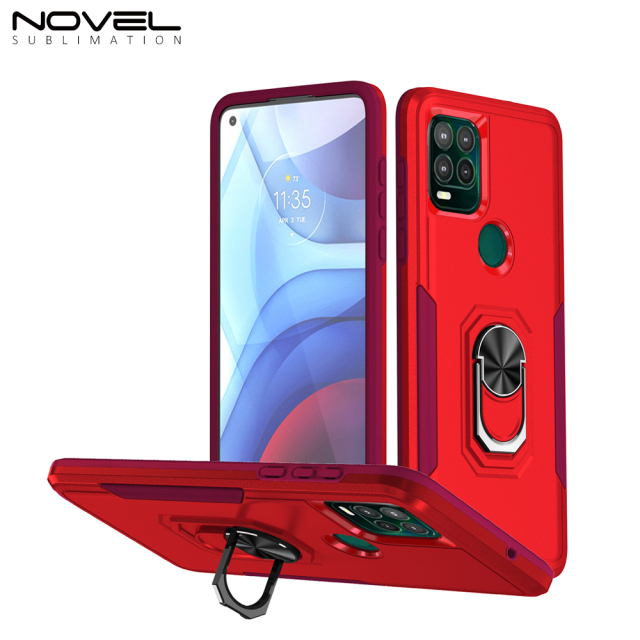 New 2-in-1 Phone with Bayer Material Magnetic Ring Car Phone Case for Moto Series