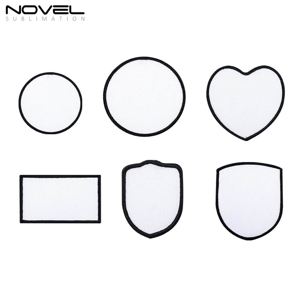 New Arrival Chic Sublimation Polyester Patch Blank Cap Stickers Cap Decorations DIY Stickers