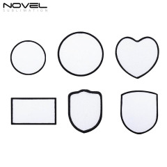 New Arrival Chic Sublimation Polyester Patch Blank Cap Stickers Cap Decorations DIY Stickers