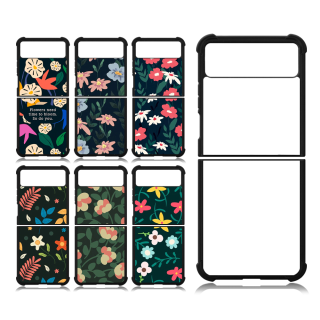 New Arrival Sublimation Blank 2D TPU Phone Case for MOTO Razr 40 Series DIY Shell With Aluminum Insert