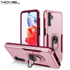 New 2-in-1 Phone with Bayer Material Magnetic Ring Car Phone Case for Samsung Series