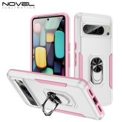 New 2-in-1 Phone with Bayer Material Magnetic Ring Car Phone Case for Google Series