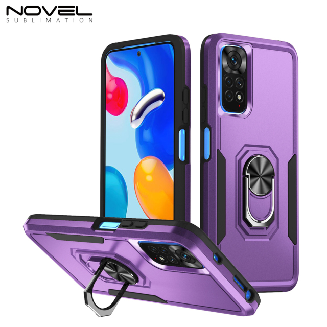 New 2-in-1 Phone with Bayer Material Magnetic Ring Car Phone Case for Xiaomi Series