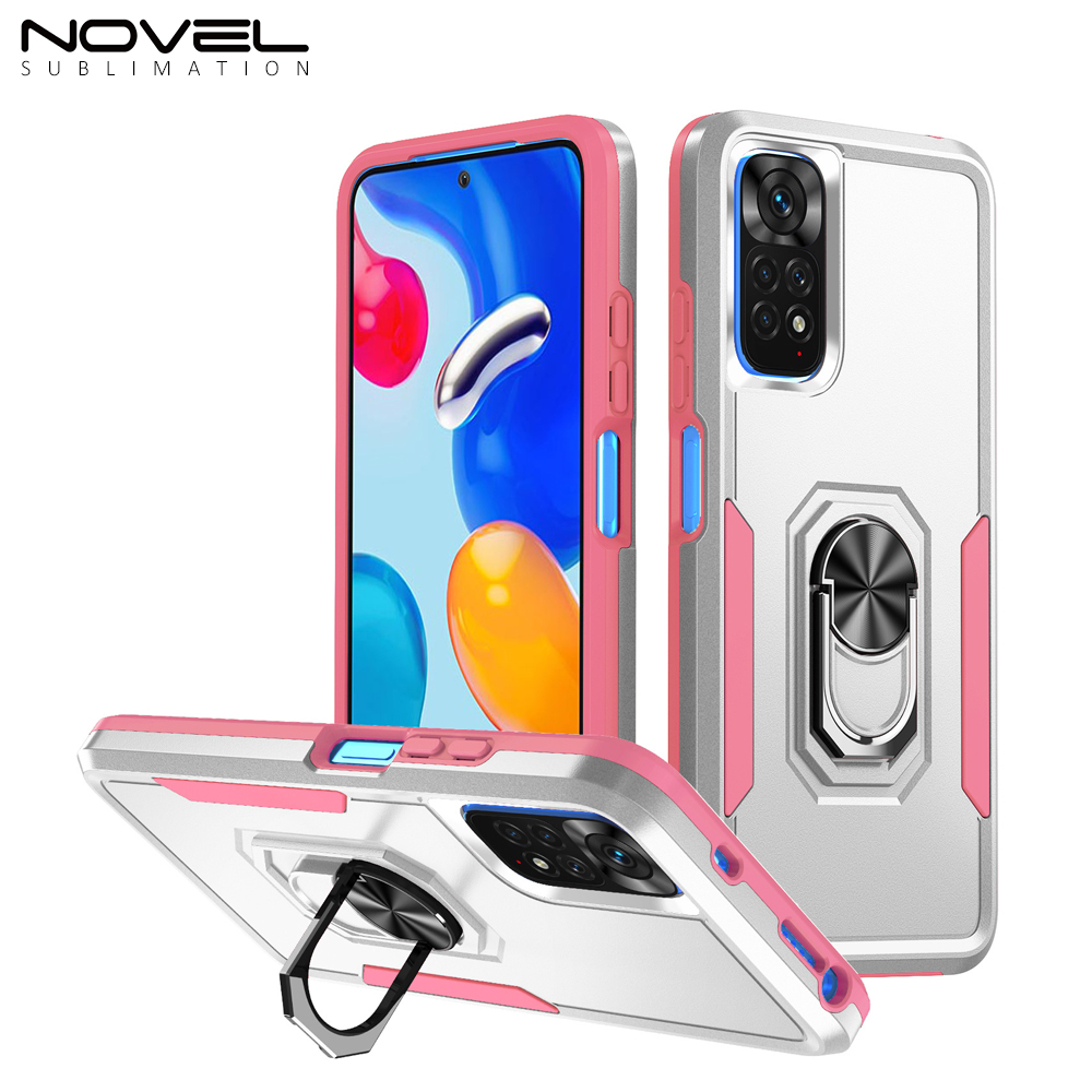 New 2-in-1 Phone with Bayer Material Magnetic Ring Car Phone Case for Xiaomi Series