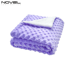 Sublimation Blank Bean Blanket Soft Colorful Blanket for DIY Custom Personalised Photo