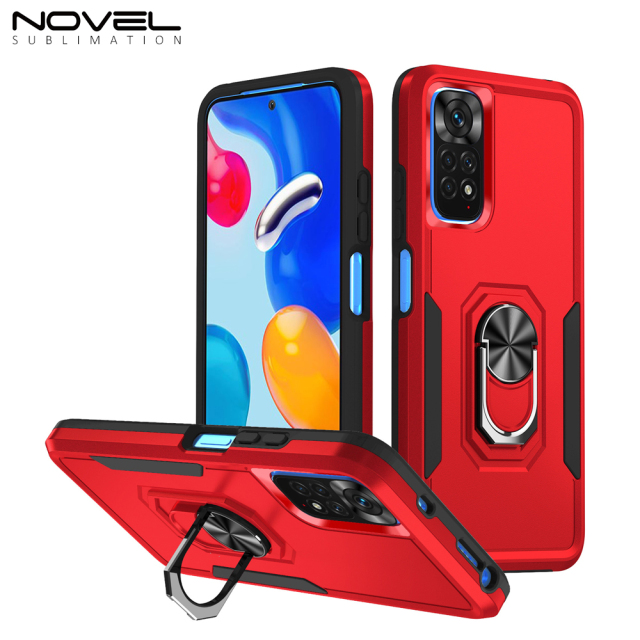 New 2-in-1 Phone with Bayer Material Magnetic Ring Car Phone Case for Xiaomi Series