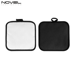 New Arrival Sublimation Blank Cotton Linene Heat Insulation Mat with Black Overlock