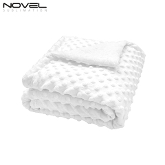 Sublimation Blank Bean Blanket Soft Colorful Blanket for DIY Custom Personalised Photo