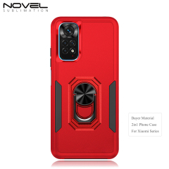 New 2-in-1 Phone with Bayer Material Magnetic Ring Car Phone Case for Xiaomi Series