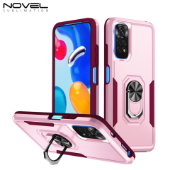 New 2-in-1 Phone with Bayer Material Magnetic Ring Car Phone Case for Xiaomi Series