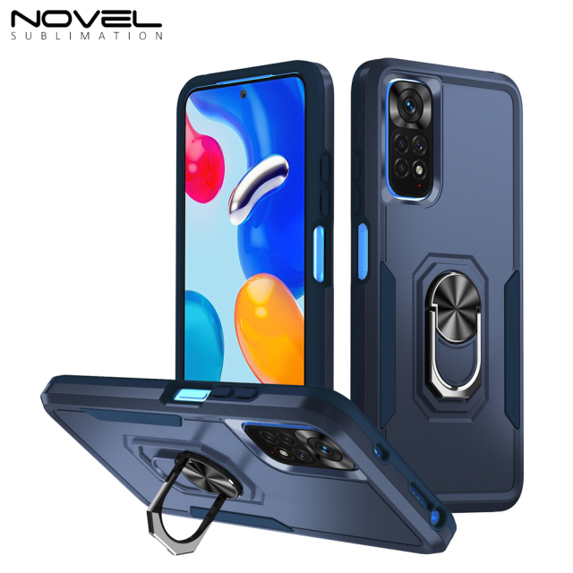 New 2-in-1 Phone with Bayer Material Magnetic Ring Car Phone Case for Xiaomi Series