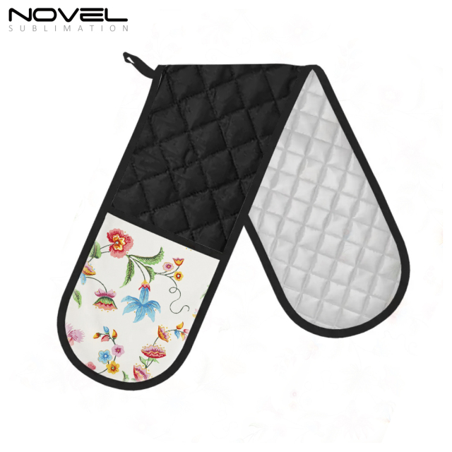 Sublimation DIY Polyester Oven Mitt with Overlock Design