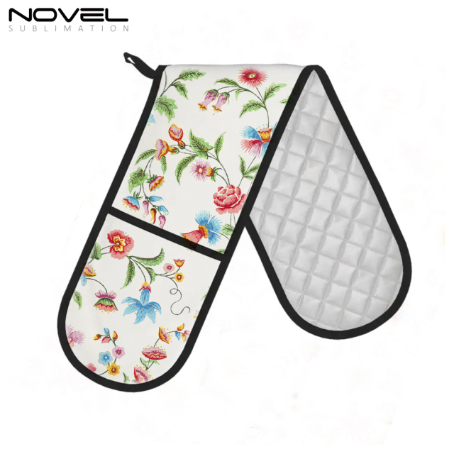 Sublimation DIY Polyester Oven Mitt with Overlock Design