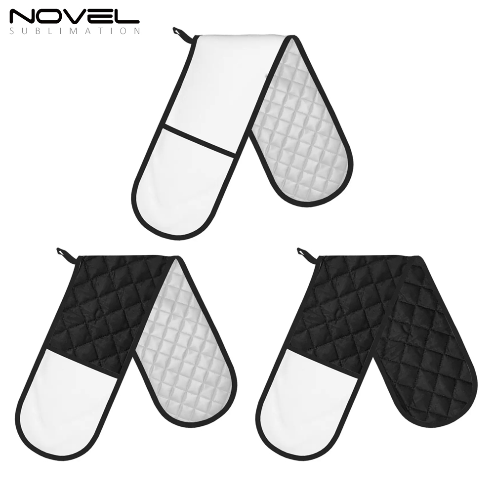 Sublimation DIY Polyester Oven Mitt with Overlock Design