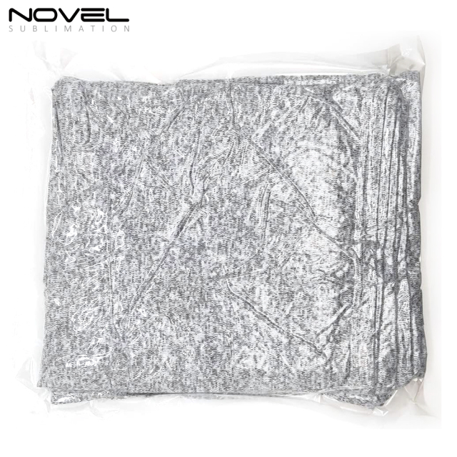 Sublimation Blank Grey Blanket Soft Colorful Blanket for DIY Custom Personalised Photo