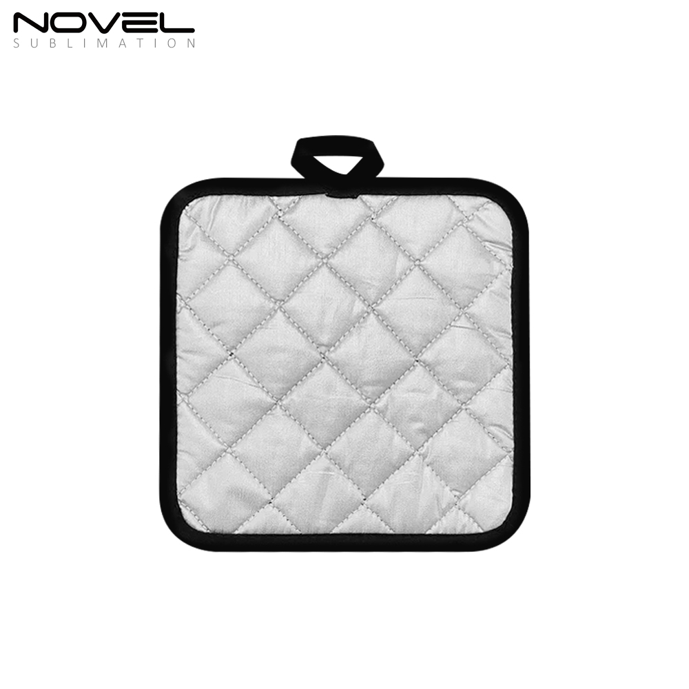 New Arrival Sublimation Blank Polyester Heat Insulation Mat with Black Overlock