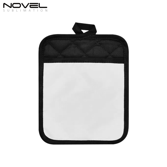 New Arrival Sublimation Blank Polyester Heat Insulation Mat with Black Overlock