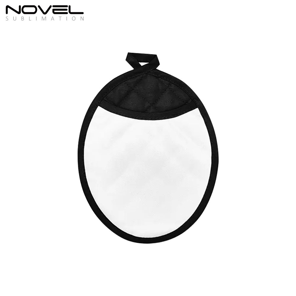 New Arrival Sublimation Blank Polyester Heat Insulation Mat with Black Overlock
