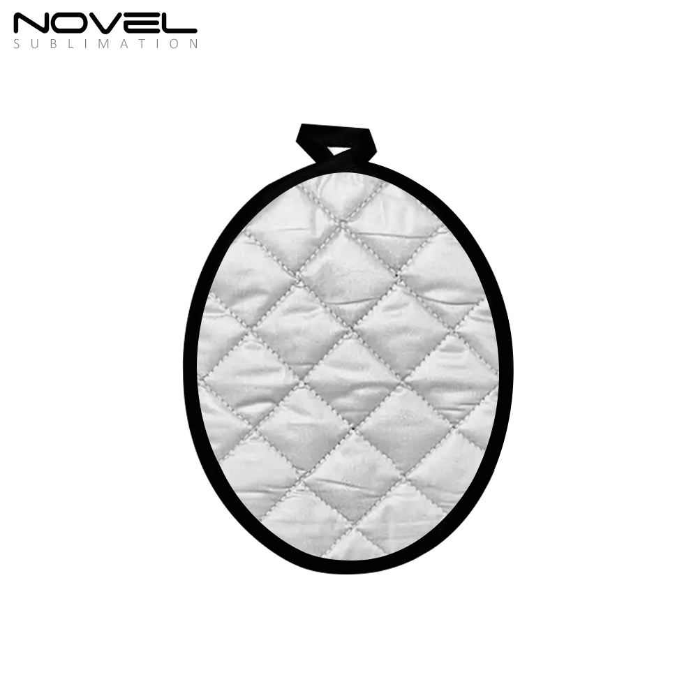 New Arrival Sublimation Blank Polyester Heat Insulation Mat with Black Overlock