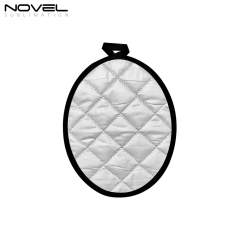 New Arrival Sublimation Blank Polyester Heat Insulation Mat with Black Overlock