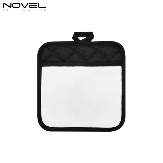 New Arrival Sublimation Blank Polyester Heat Insulation Mat with Black Overlock