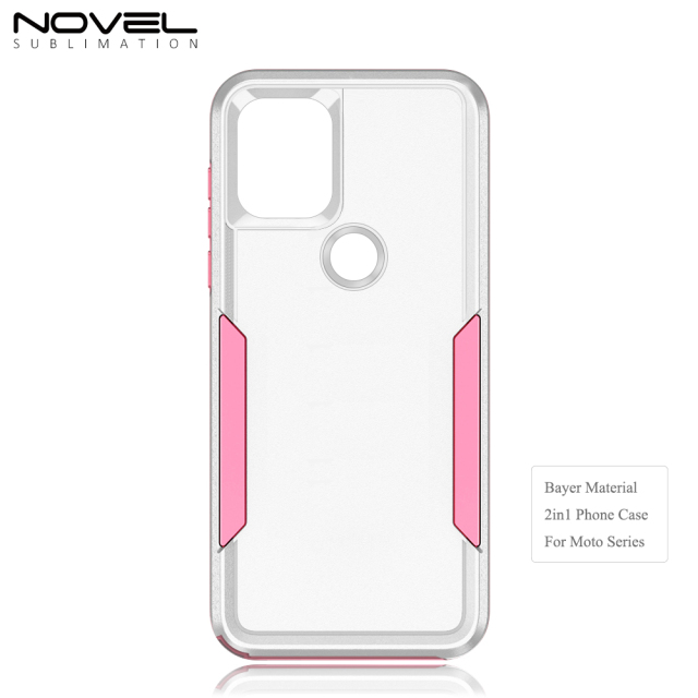 New 2-in-1 Phone Case with Bayer Material Phone Cover for Moto Series