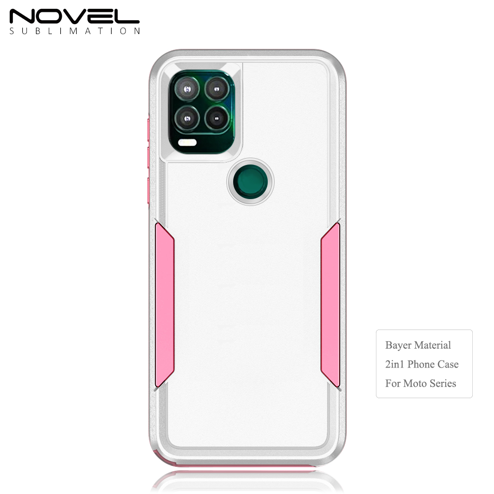 New 2-in-1 Phone Case with Bayer Material Phone Cover for Moto Series
