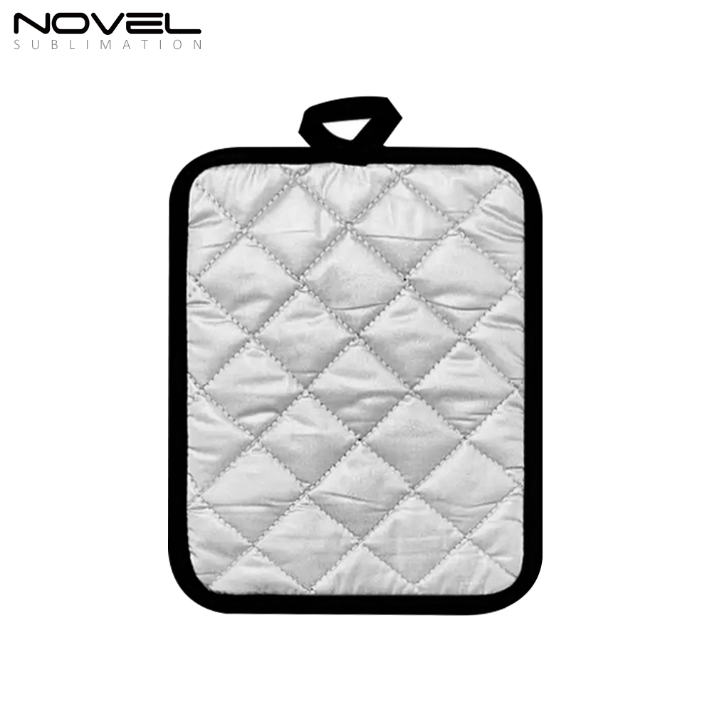 New Arrival Sublimation Blank Polyester Heat Insulation Mat with Black Overlock