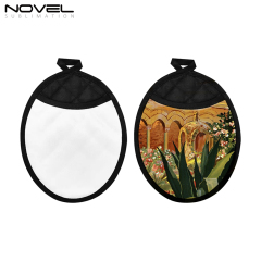 New Arrival Sublimation Blank Polyester Heat Insulation Mat with Black Overlock