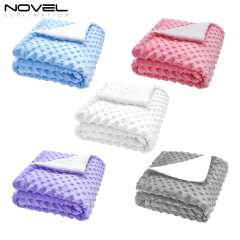 Sublimation Blank Bean Blanket Soft Colorful Blanket for DIY Custom Personalised Photo