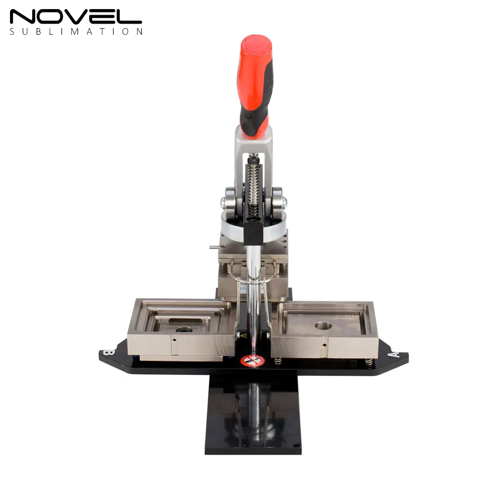 New Arrival Sublimation Manual Badges/Pins/Buttons/Tin Buttons Making Machine Suitable for Different Shapes