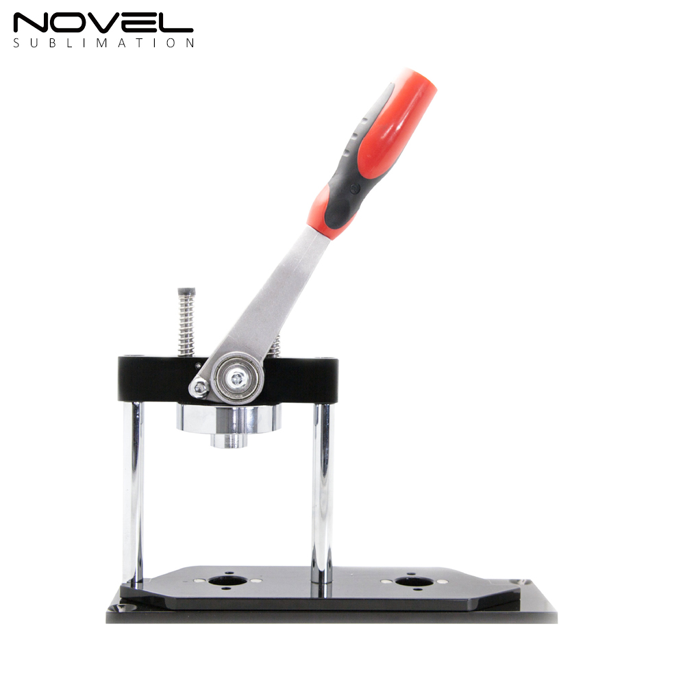 New Arrival Sublimation Manual Badges/Pins/Buttons/Tin Buttons Making Machine Suitable for Different Shapes