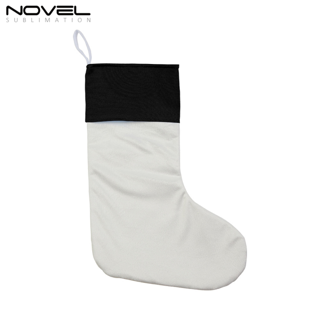 Sublimation Colorful Crystal Velvet Christmas Socking