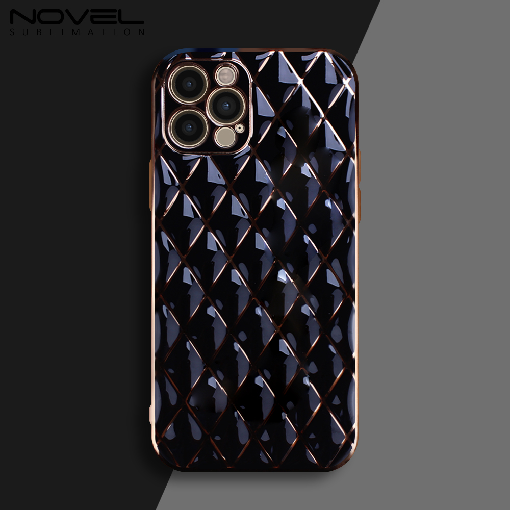 New Electroplated Lambskin  Phone Cover for iPhone 7/8/11/13/14 Series Phone Case
