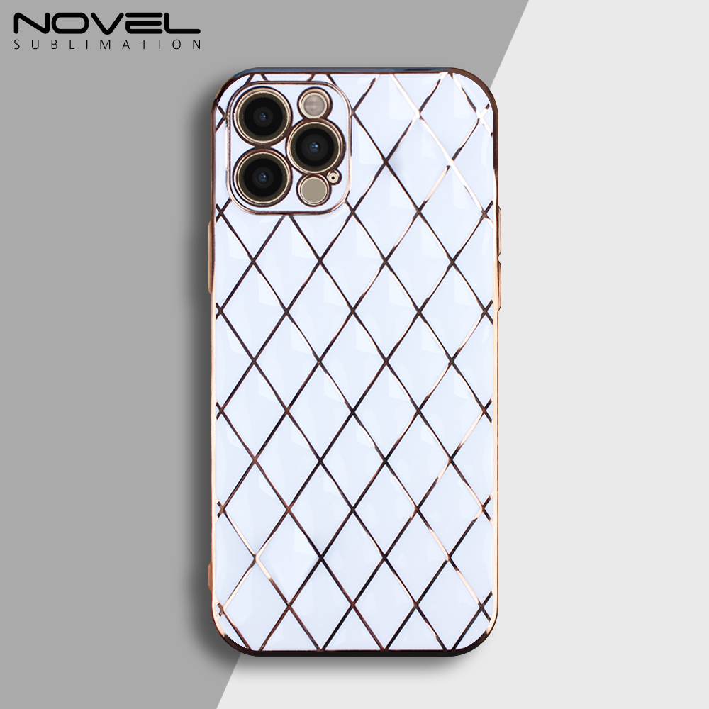 New Electroplated Lambskin  Phone Cover for iPhone 7/8/11/13/14 Series Phone Case