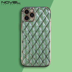 New Electroplated Lambskin  Phone Cover for iPhone 7/8/11/13/14 Series Phone Case