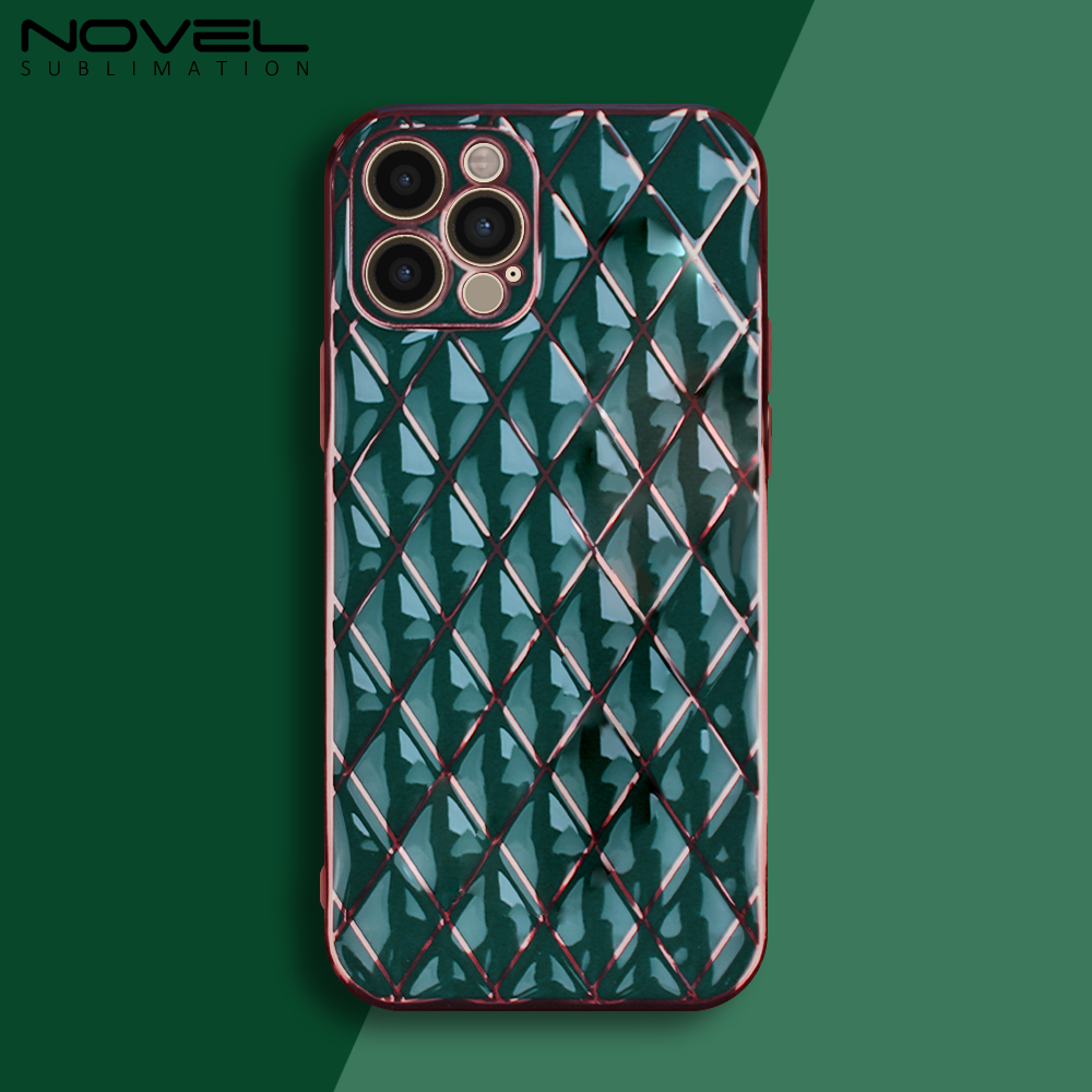 New Electroplated Lambskin  Phone Cover for iPhone 7/8/11/13/14 Series Phone Case