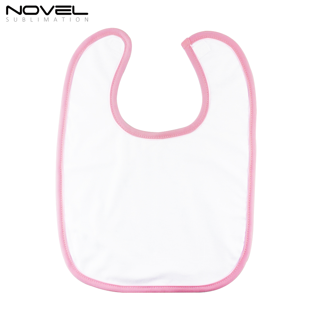 On Sale! 30% OFF Sublimation Colorful Polyester and Terry Cloth Baby Bibs With Velcro Fastening