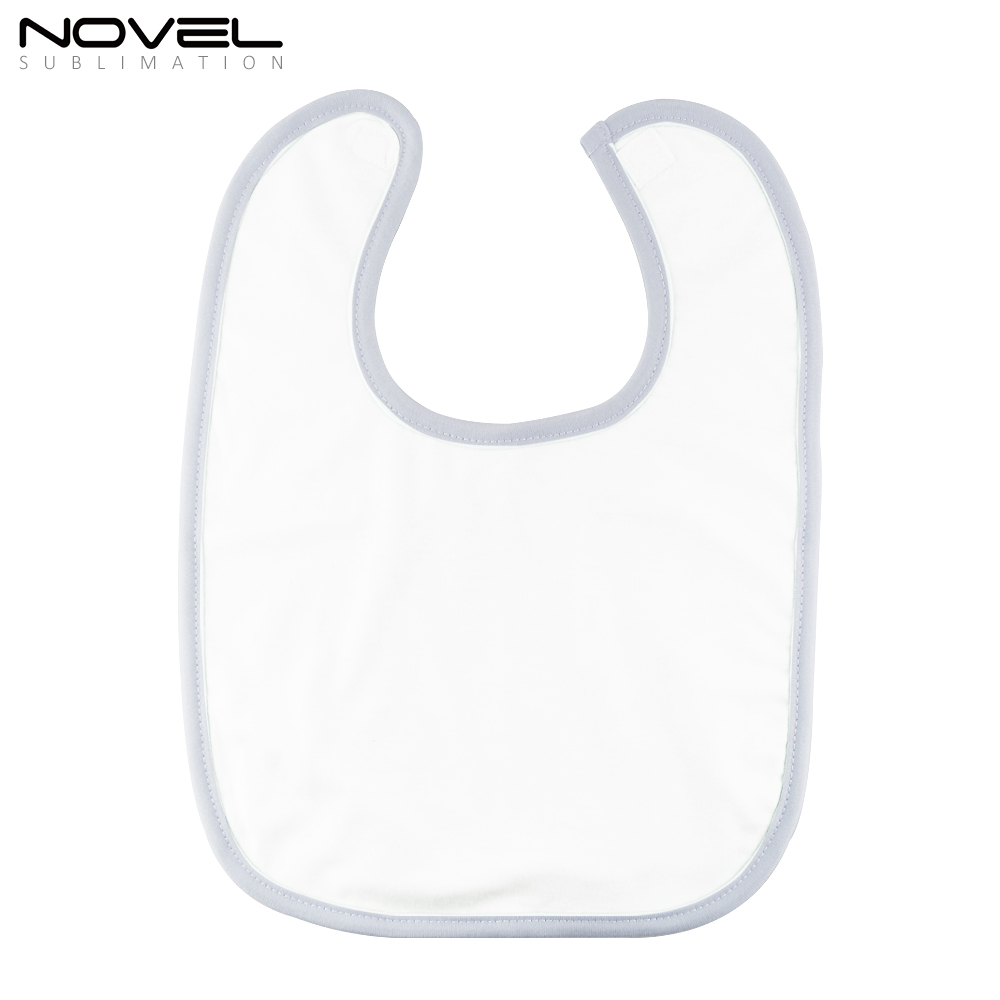 On Sale! 30% OFF Sublimation Colorful Polyester and Terry Cloth Baby Bibs With Velcro Fastening
