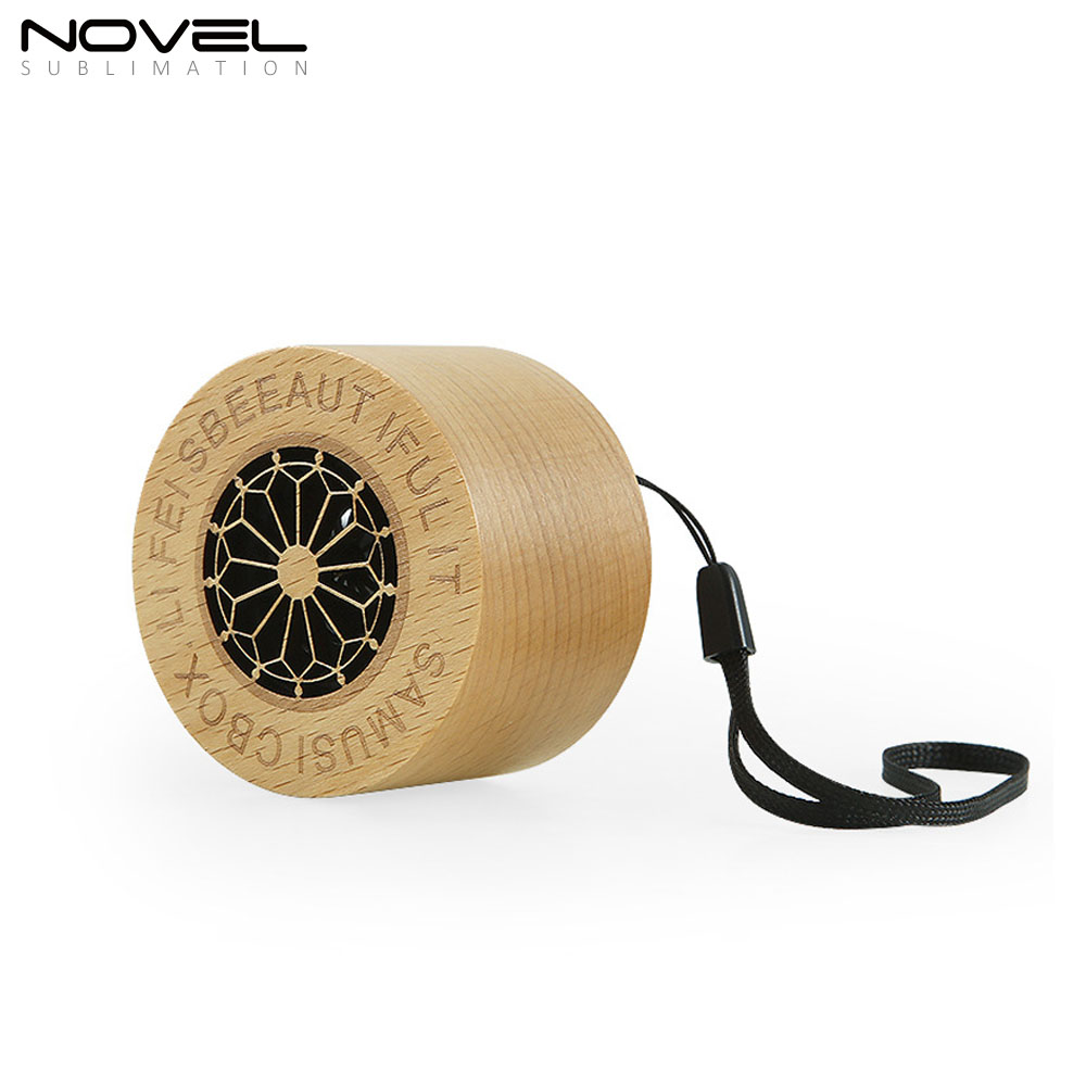 New Arrival Solid Wood Beech Bluetooth Speaker with Five Shapes