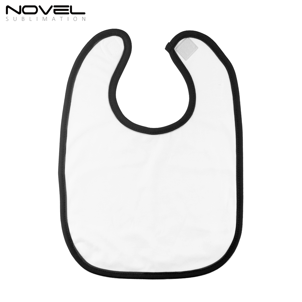 On Sale! 30% OFF Sublimation Colorful Polyester and Terry Cloth Baby Bibs With Velcro Fastening