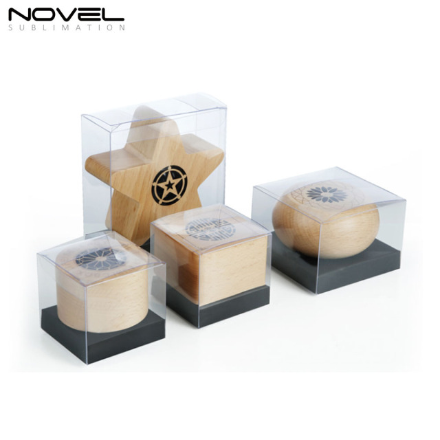 New Arrival Solid Wood Beech Bluetooth Speaker with Five Shapes
