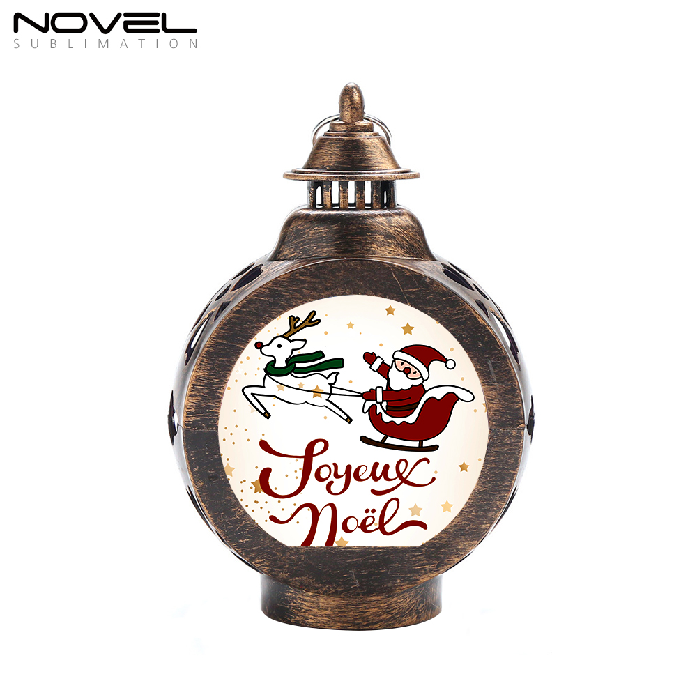 Sublimation Acrylic LED Night Light with 5 Colors Christmas Decoration Blank Pendant Lights