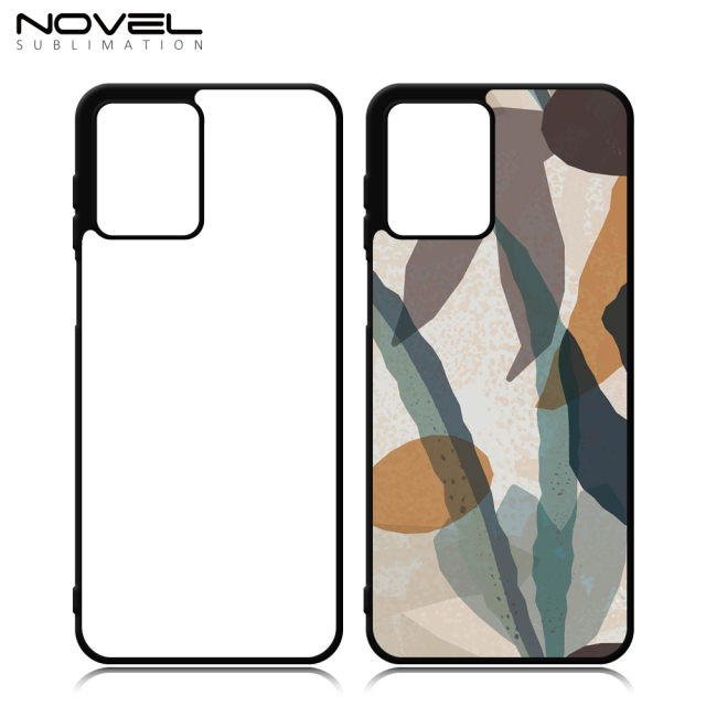 New Arrival Sublimation blank 2D TPU Phone Case for Moto G14 DIY Shell With Aluminum Sheet