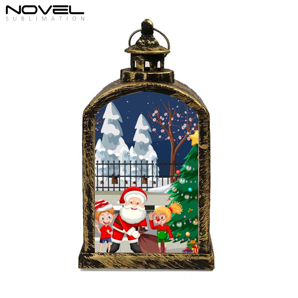 New Arrival Sublimation PET Christmas Decoration LED Lantern LED Decoration Night Light