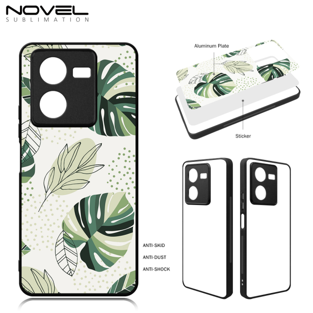 New Arrival Sublimation Blank Rubber 2D TPU Phone Case Cover for Vivo IQOO Z8