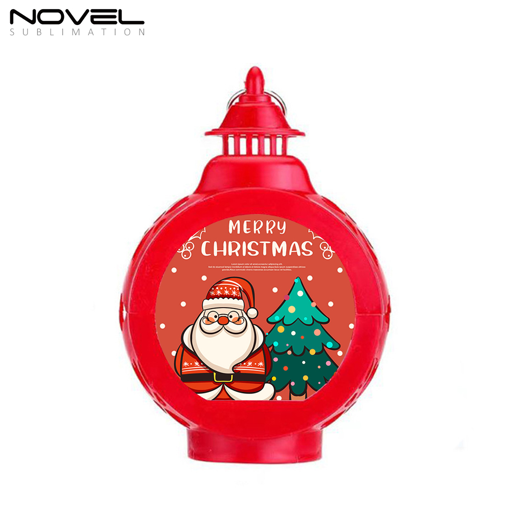Sublimation Acrylic LED Night Light with 5 Colors Christmas Decoration Blank Pendant Lights
