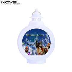 New Arrival Sublimation Acrylic LED Night Light with 5 Colors Christmas Decoration Blank Pendant Lights